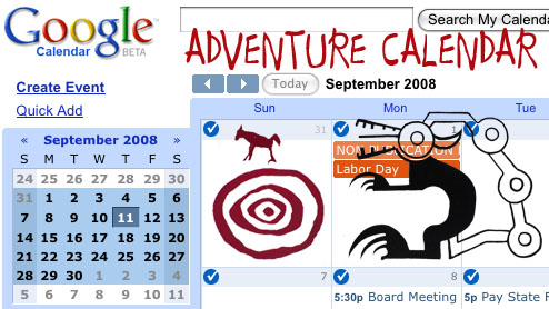 Adventure Calendar